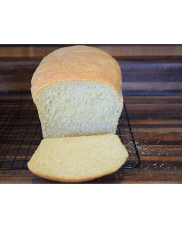 Super Simple Homemade White Bread Sliced