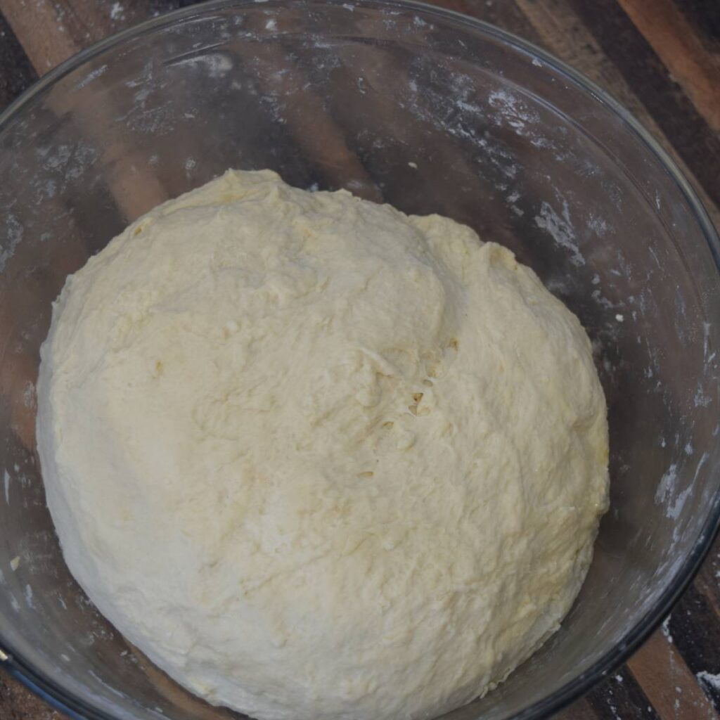 Super Simple Cheesy Buns Dough Ball Ready to Rise 